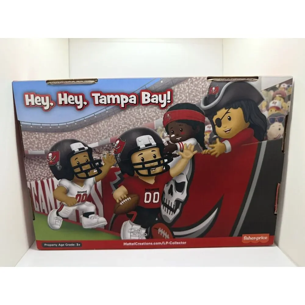 Fisher Price Little People NFL Collector Football Team Tampa Bay Buccaneers New
